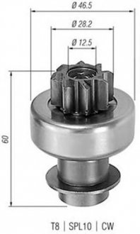 Ведущая шестерня стартера MAGNETI MARELLI AMB0170