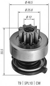 Провідна шестерня стартера MAGNETI MARELLI AMB0254