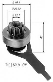 Ведущая шестерня стартера MAGNETI MARELLI AMB0268