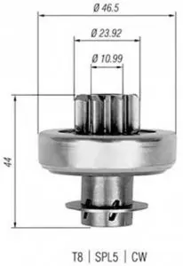 Ведущая шестерня стартера MAGNETI MARELLI AMB0272
