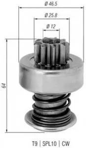 Ведущая шестерня стартера MAGNETI MARELLI AMB0278