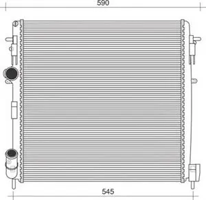 Радиатор охлаждение двигателя MAGNETI MARELLI BM995