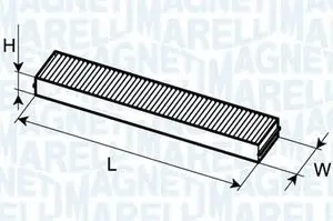 Фільтр салону MAGNETI MARELLI BCF131