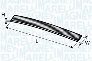 Фильтр салона MAGNETI MARELLI BCF146