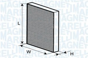 Фільтр салону MAGNETI MARELLI BCF160