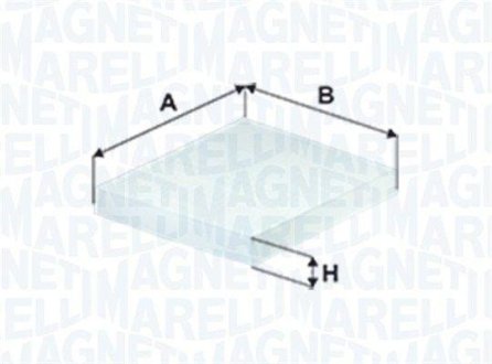 Фильтр салона MAGNETI MARELLI BCF635