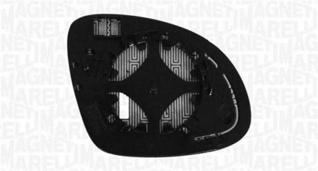 Дзеркальне скло, зовнішнє дзеркало MAGNETI MARELLI RV90091 (фото 1)