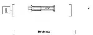 Комплект проводов зажигания MAGNETI MARELLI MSK620
