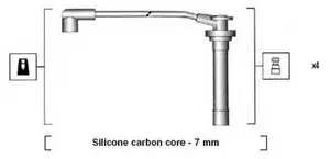 Комплект проводов зажигания MAGNETI MARELLI MSK858