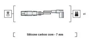 Комплект проводів запалення MAGNETI MARELLI MSK1163