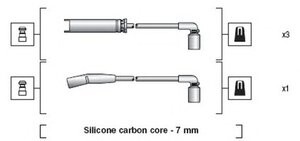 Комплект проводов зажигания MAGNETI MARELLI MSK1273