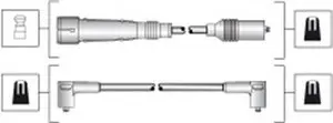 Комплект проводов зажигания MAGNETI MARELLI MSK1283