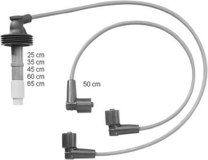 Комплект проводов зажигания CHAMPION CLS050