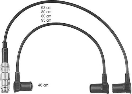 Комплект проводов зажигания CHAMPION CLS098