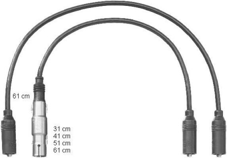 Комплект кабелів високовольтних CH CHAMPION CLS238