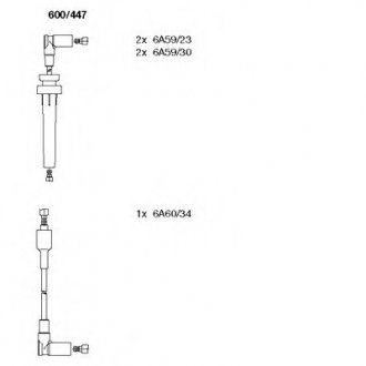 Комплект проводов зажигания BREMI 600/447