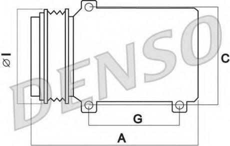 Компрессор кондиционера DENSO DCP02028 (фото 1)