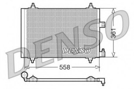 Конденсатор кондиционера DENSO DCN07005 (фото 1)