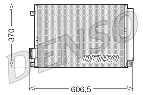 Конденсатор кондиционера DENSO DCN09045 (фото 1)