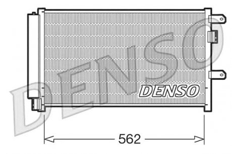 Конденсатор кондиционера DENSO DCN12003 (фото 1)