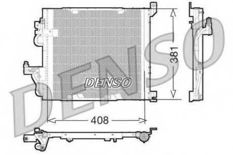 Радіатор кондиціонера DENSO DCN20012