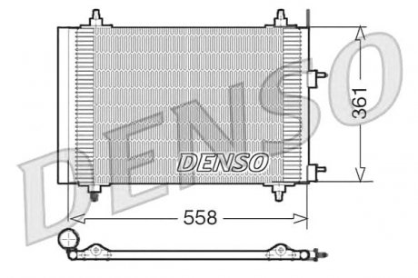 Конденсатор кондиционера DENSO DCN21015 (фото 1)