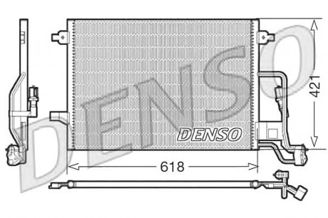 Конденсатор кондиционера DENSO DCN32018 (фото 1)