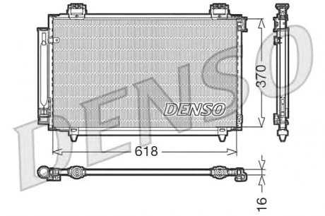 Конденсатор кондиціонера DENSO DCN50016 (фото 1)