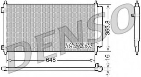 Конденсатор кондиціонера DENSO DCN40010