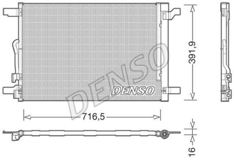 Конденсатор кондиціонера DENSO DCN32024