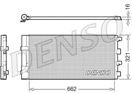 Конденсатор кондиционера DENSO DCN37003 (фото 1)