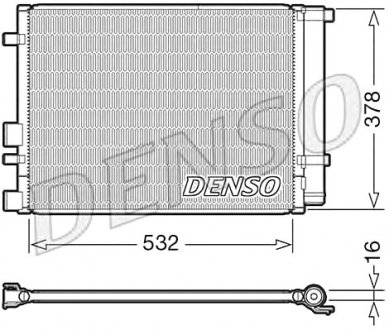 Конденсатор кондиционера DENSO DCN41006 (фото 1)