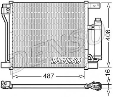 Конденсатор кондиционера DENSO DCN46021 (фото 1)