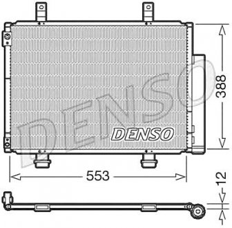 Конденсатор кондиционера DENSO DCN47007 (фото 1)