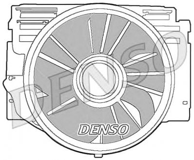 Вентилятор радіатора DENSO DER05007