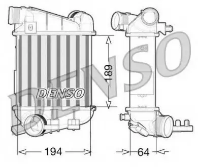 Интеркулер DENSO DIT02027