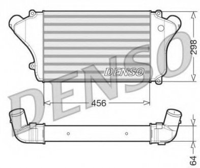 Інтеркулер DENSO DIT45004