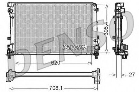 Радіатор DENSO DRM09163