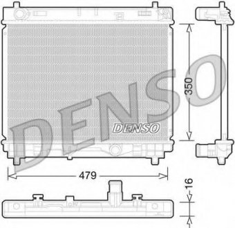 Радиатор охлаждение двигателя DENSO DRM50059