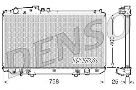 Радіатор охолодження двигуна DENSO DRM51006