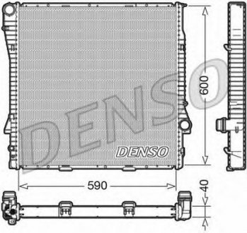 Радиатор охлаждение двигателя DENSO DRM05112 (фото 1)