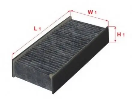 Фильтр салона угольный SAKURA CAC1609 (фото 1)