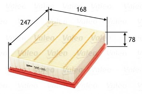 Фільтр повітряний VL VALEO 585018