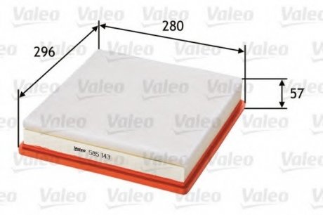 Воздушный фильтр VALEO 585143