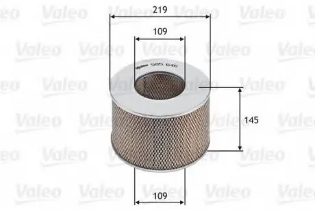 Повітряний фільтр VALEO 585646