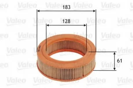 Воздушный фильтр VALEO 585656