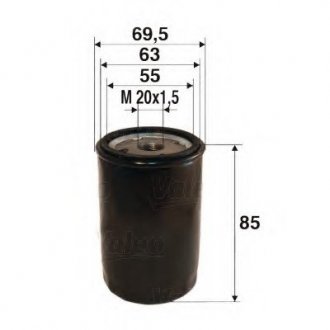 Масляный фильтр VALEO 586021 (фото 1)