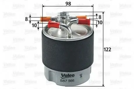 Паливний фільтр VALEO 587566