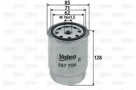 Топливный фильтр VALEO 587706