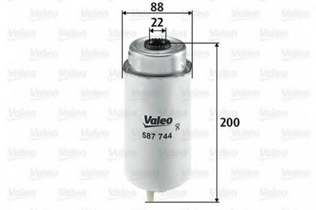 Топливный фильтр VALEO 587744